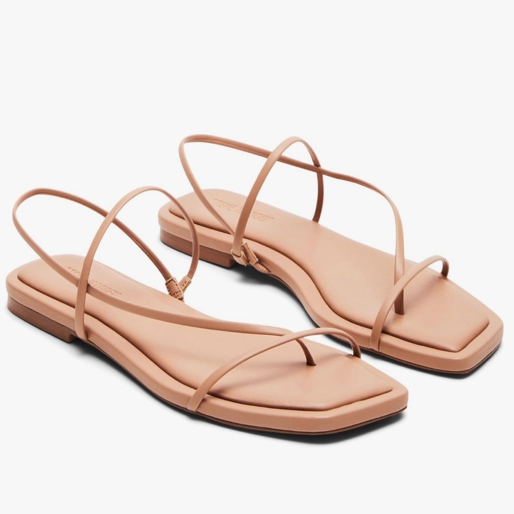 Steve Madden | Lynley nude vegan leather minimalist sandal